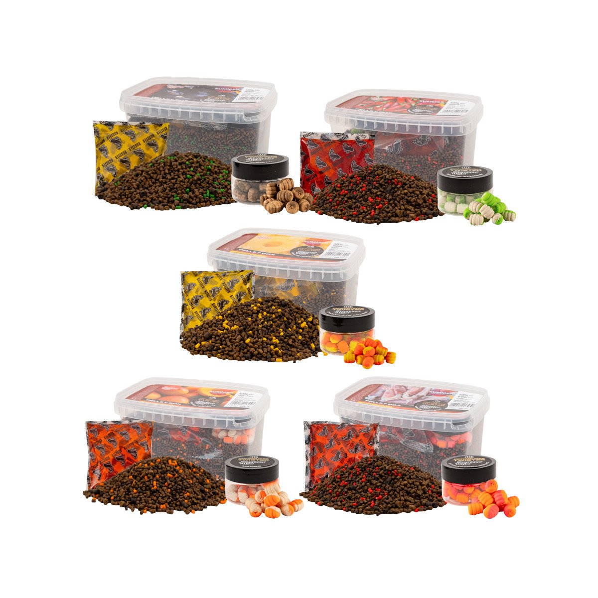 Pelete Benzar Mix Summer Pellet Box + Wafters Benzar Twister (Aroma: Sepia) - 1 | YEO