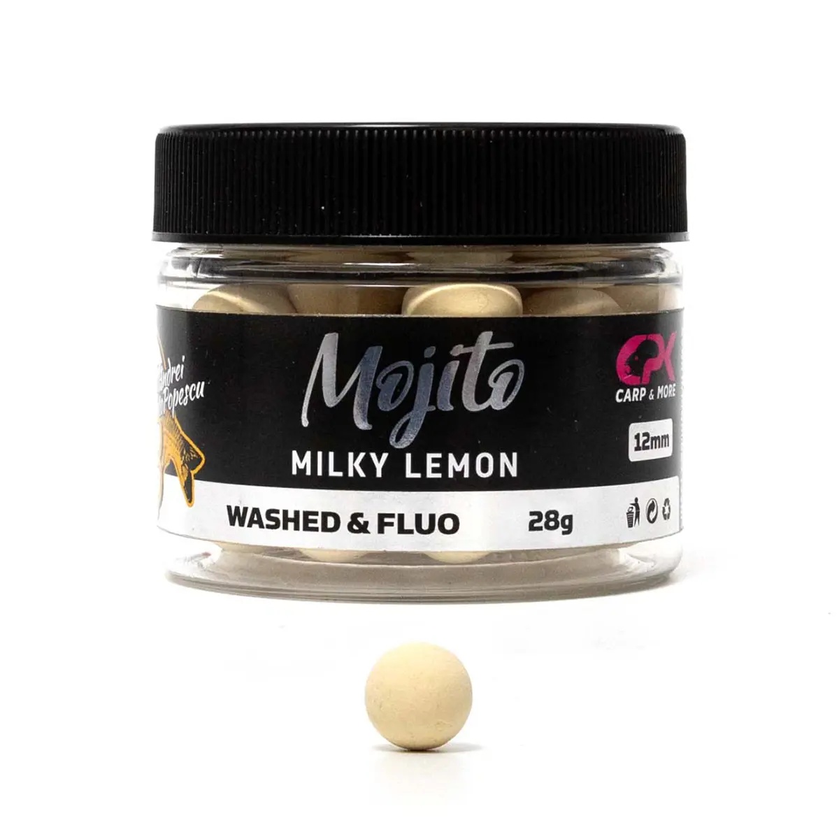 Pop-Up CPK Golden Range Washed & Fluo, 12mm, 28g (Aroma: Pina Colada (Fruit Mix)) - 3 | YEO