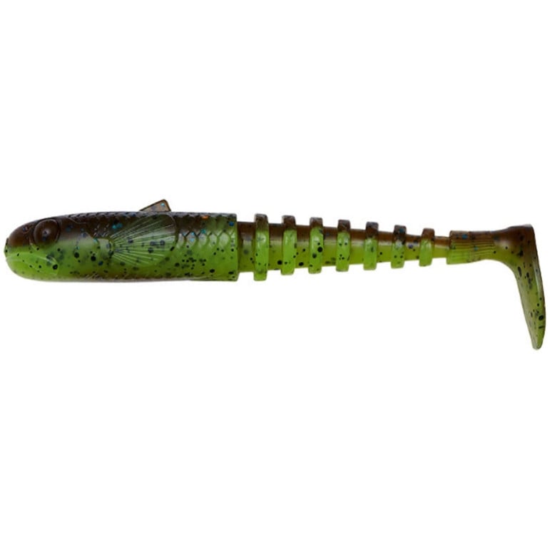 Shad Savage Gear Gobster, 9cm, 9g, Chartreuse Pumpkin, 5buc/plic