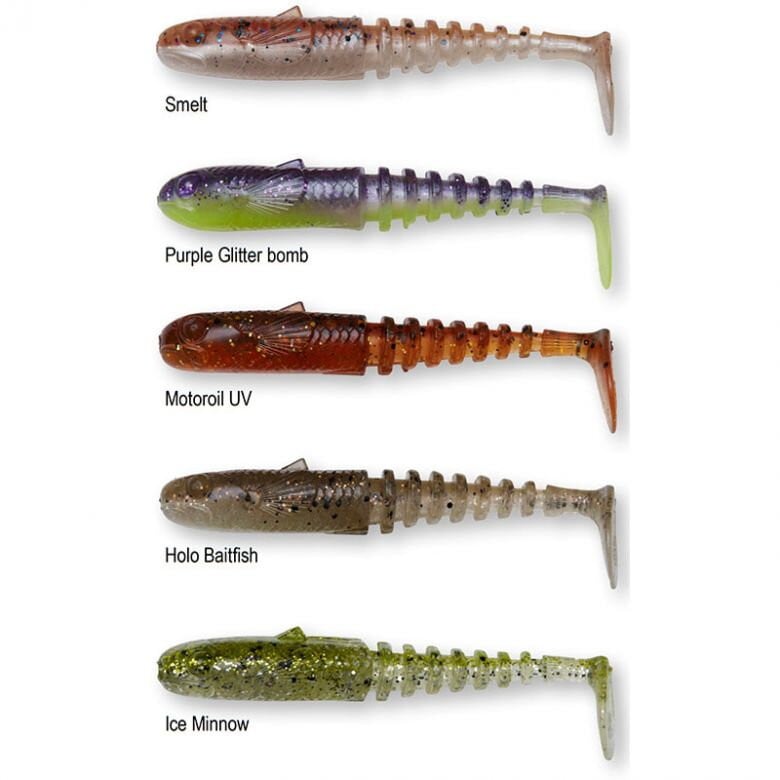 Shad Savage Gear Gobster, 9cm, 9g, Clear Water Mix, 5buc/plic