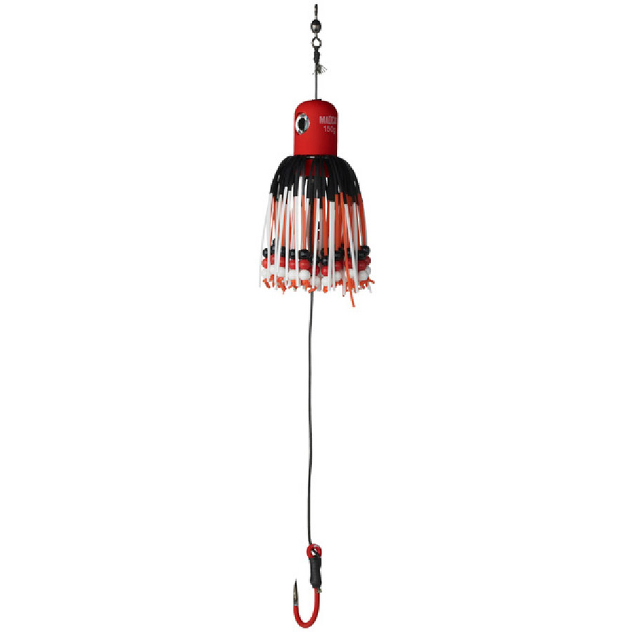 Teaser Madcat A-Static ajustabil Clonk Nr.10/0, 33cm, 150g, Red