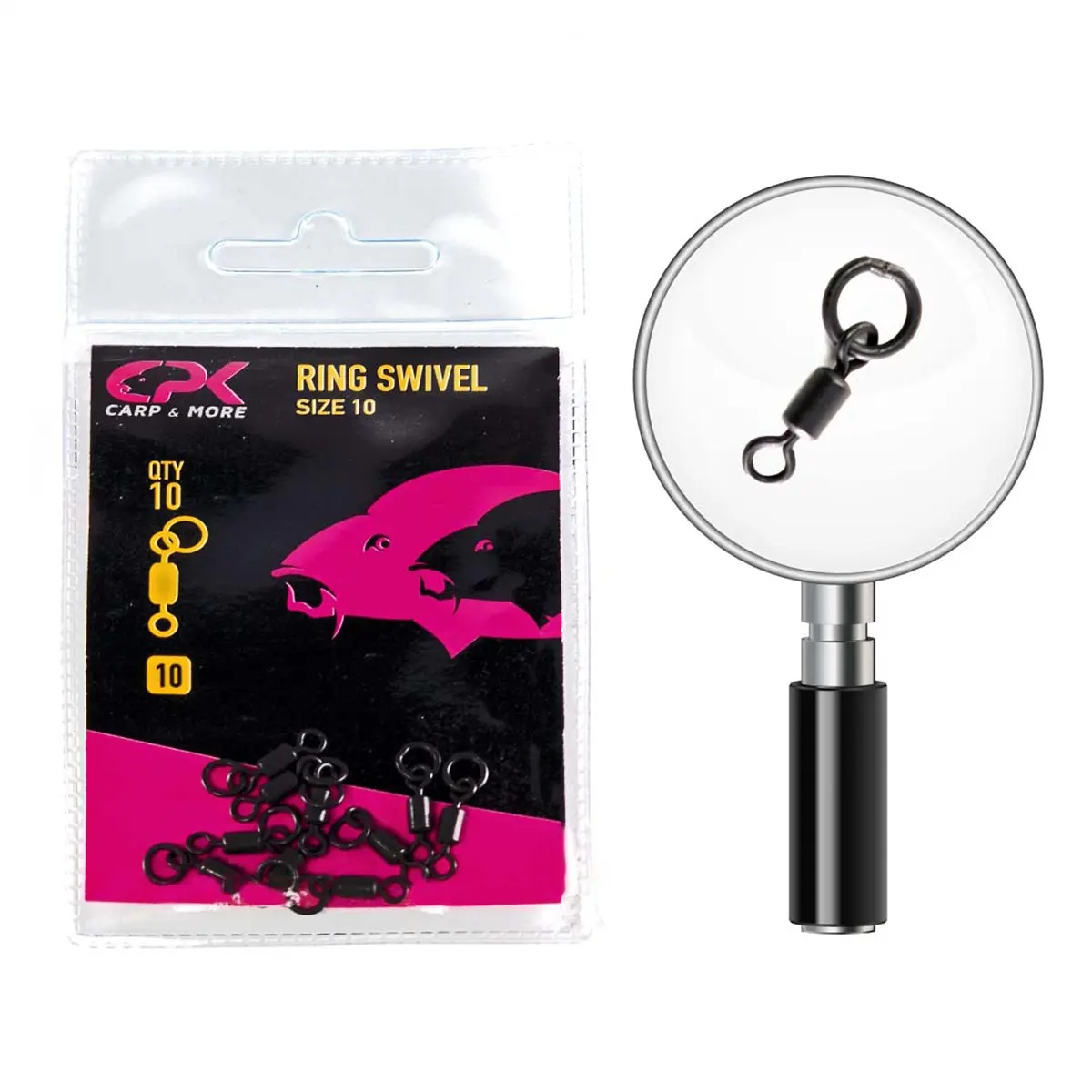 Vartej CPK Ring Swivel cu Inel, 10buc/plic (Marime vartej: Nr. 8) - 1 | YEO