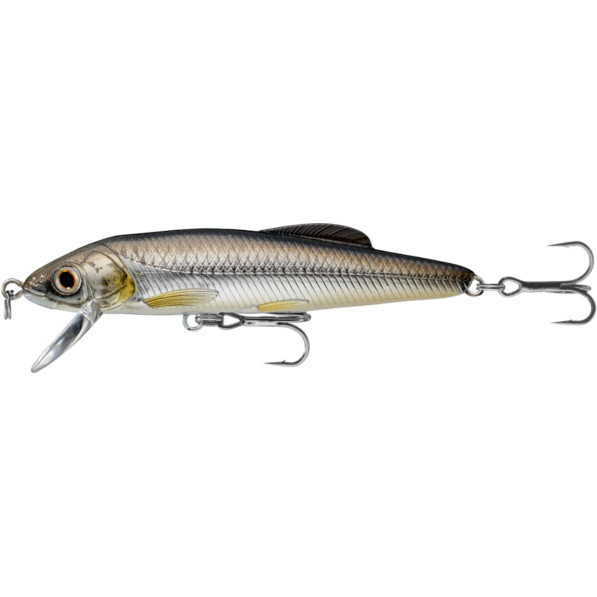 Vobler Livetarget Minnow Finesse, culoare Silver-Black, 6cm, 3g