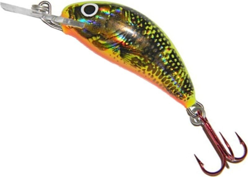 Vobler Salmo Hornet Sinking H3S, culoare GFP, 3.5cm, 2.6g