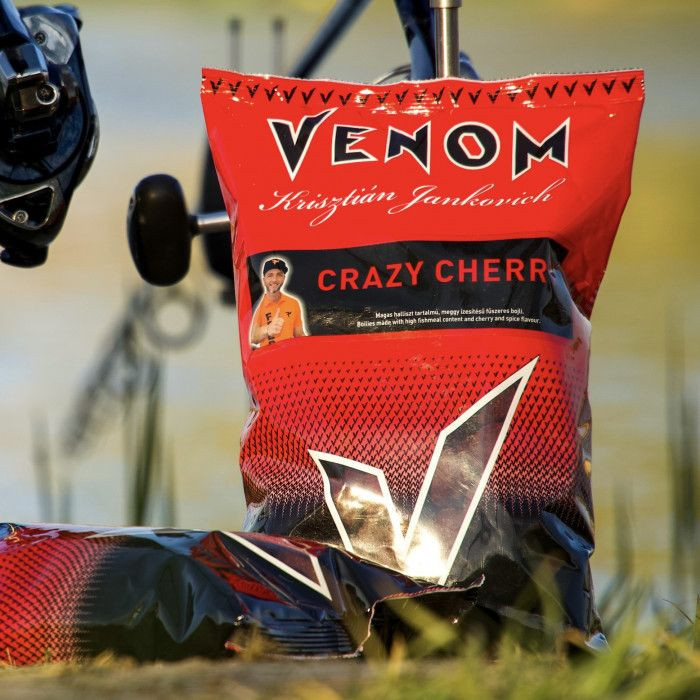 Boilie Feedermania Venom, Crazy Cherry, 20mm, 1kg - 1 | YEO