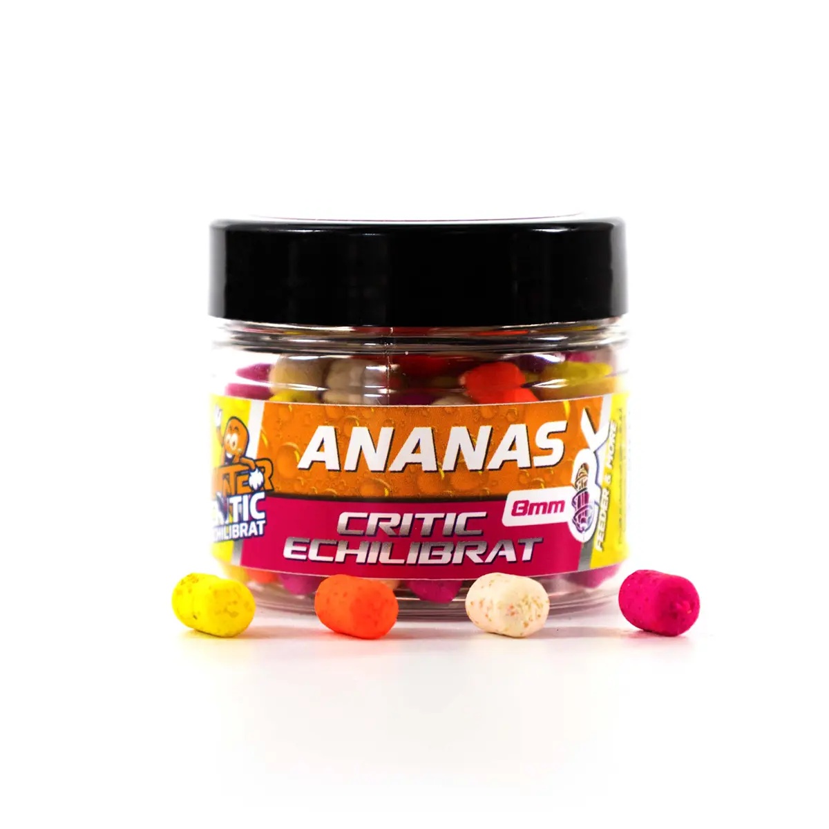 Boilies de Carlig Dumbells Critic Echilibrate CPK Feeder, 8mm, 25g (Aroma: Ciocolata & Portocala) - 3 | YEO