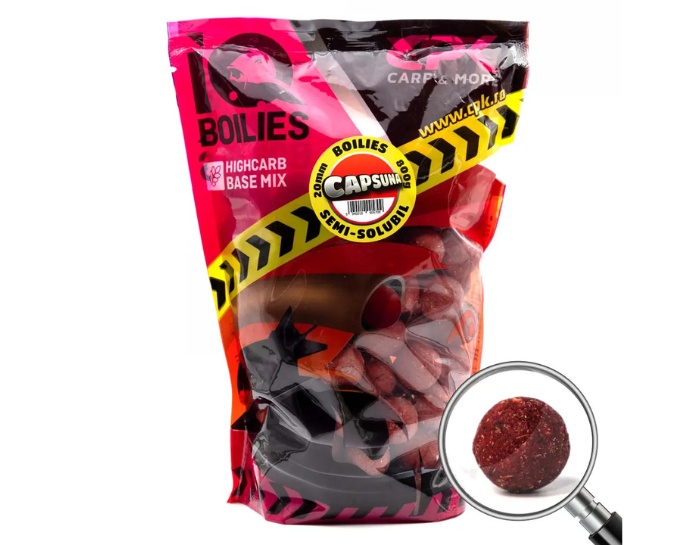 Boilies Semi-Solubil CPK IQ, 20mm, 800g (Aroma: Scopex)