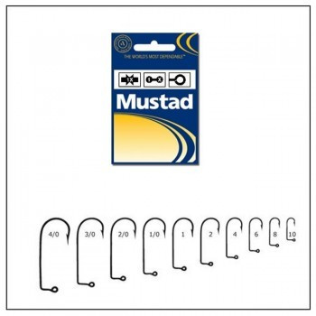 Carlig negru nichel pentru twister Mustad 100buc/plic (Marime Carlige: Nr. 4/0)