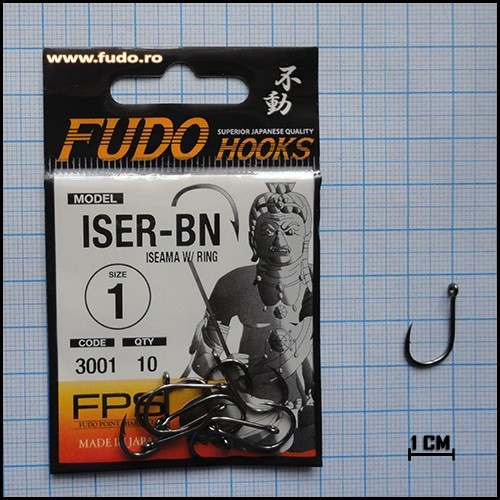 Carlige Fudo Iseama W/Ring BN-3001 (Marime Carlige: Nr. 4) - 1 | YEO