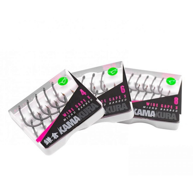 Carlige Korda Kamakura Wide Gape X, 10 buc (Marime Carlige: Nr. 4) - 2 | YEO