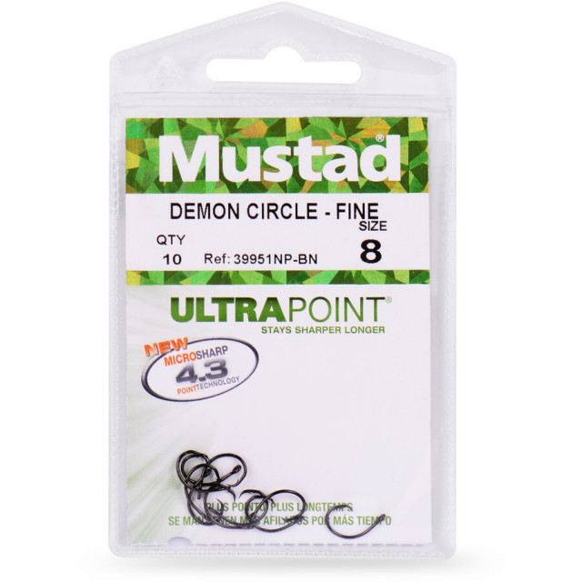 Carlige Mustad Ultrapoint Demon Circle Fine (Marime Carlige: Nr. 1) - 2 | YEO