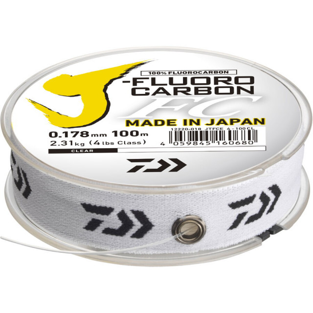 Fir Fluorocarbon Daiwa J, Transparent, 50m (Diametru fir: 0.65 mm)