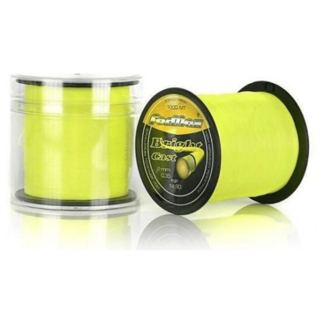 Fir Formax Bright Cast, Yellow Fluo, 1000m (Diametru fir: 0.30 mm)