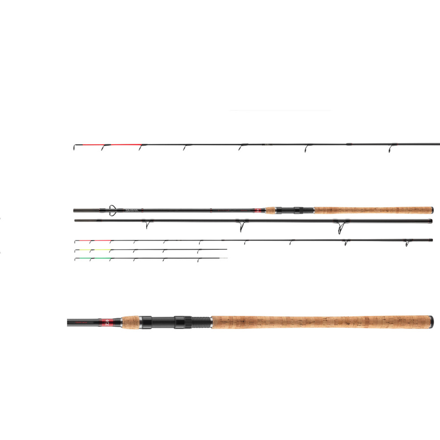 Lanseta Daiwa Ninja X Stalker Feeder, 2.40m, 100g, 2+2 tronsoane - 1 | YEO