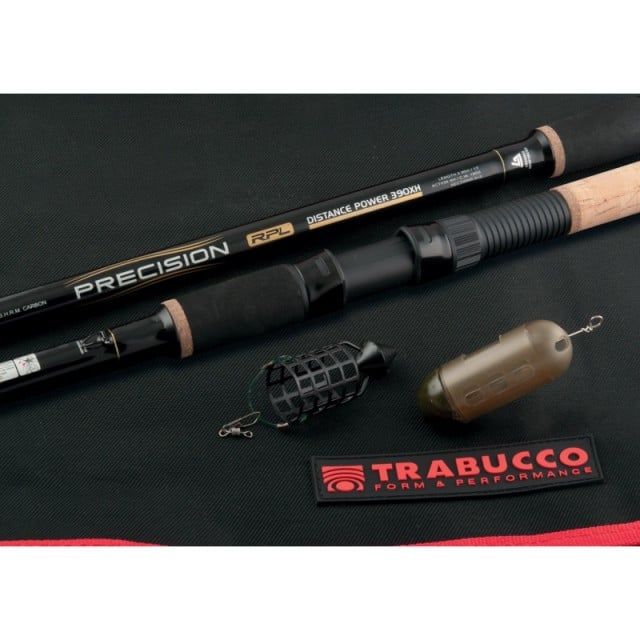 Lanseta feeder Trabucco Precision RPL Distance Power 3.90m, 230g, 3+3 tronsoane - 1 | YEO