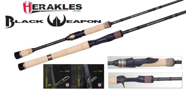 Lanseta Herakles Black Weapon Revenge 680H Baitcast, 2.03m, 1/4-1oz, 1 tronson - 1 | YEO