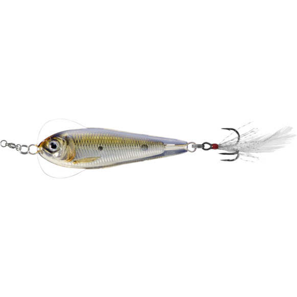 Lingura Oscilanta Live Target Flutter Shad Sinking, 5cm, 11g, Silver-Bronze