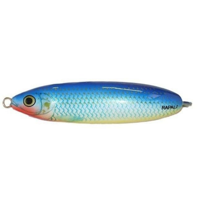 Lingurita oscilanta antibradis Rapala Minnow Spoon, culoare BSH, 7cm, 15g