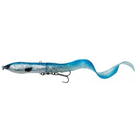 Naluca Savage Gear Hard EEL, culoare Blue Silver, 17cm, 50g, 2+1buc/plic