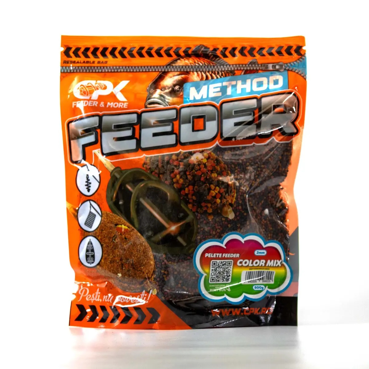Pelete CPK Feeder&More, 2mm, 800g (Aroma: Squid & Octopus) - 3 | YEO