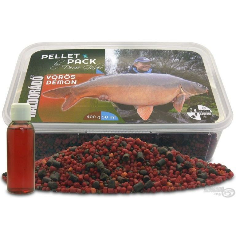 Pelete Haldorado Pellet Pack By Dome Gabor - Demonul Rosu 400g