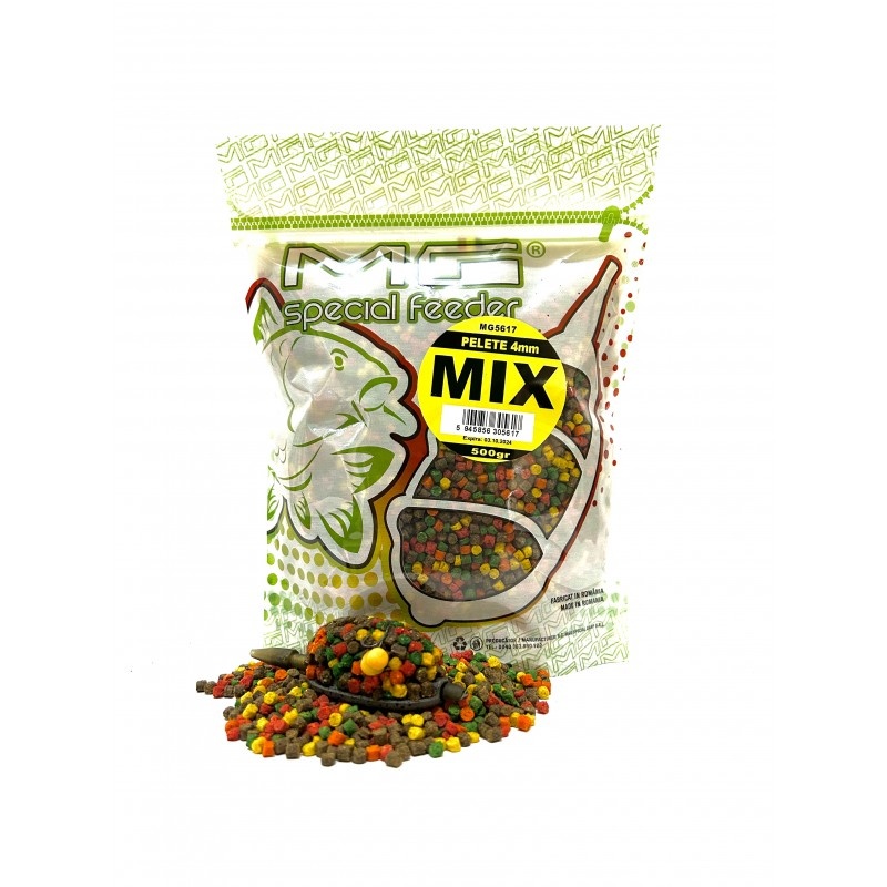 Pelete MG Carp, 4mm, 500g (Aroma: Mix) - 3 | YEO