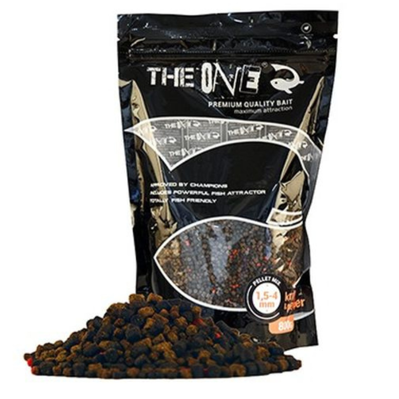 Pelete The One Pellet Mix, 3-6mm, 800g (Aroma: Peste Afumat)