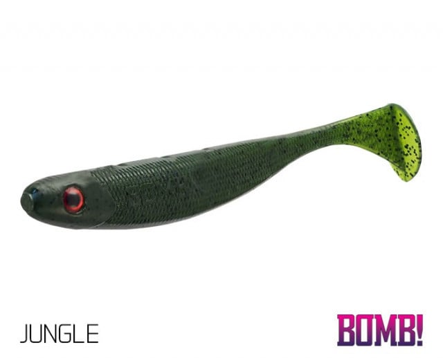 Shad Delphin BOMB Rippa, Jungle, 8cm, 5 buc