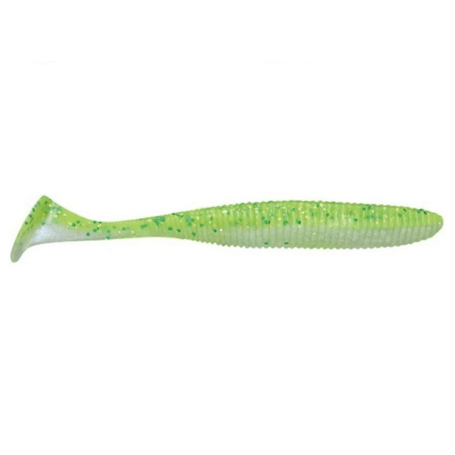 Shad Jackall Rhythm Wave, Chartreuse, 7 cm, 8 buc