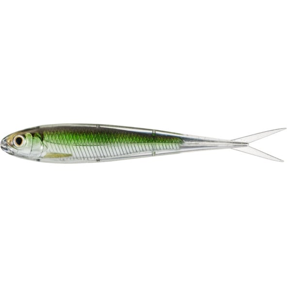 Shad Livetarget Minnow Soft Jerkbait, culoare Silver-Green, 10cm, 4buc