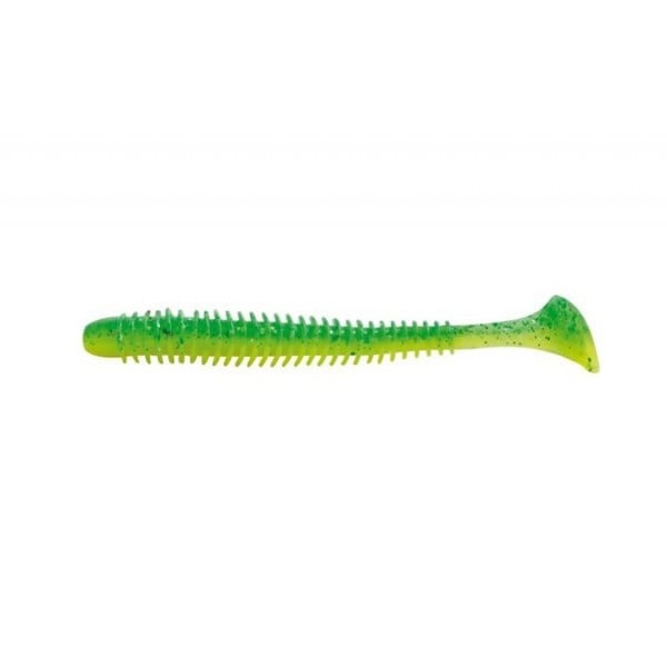 Shad RIB Slim Shady Lime Yellow 9cm, 10buc/plic Rapture