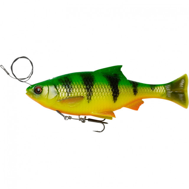 Shad Savage Gear 4D Line Thru Pulsetail Roach Firetiger 18cm, 90g