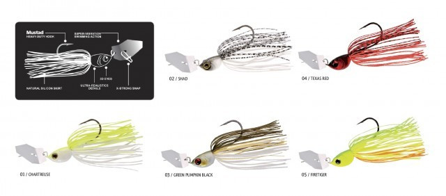 Spinnerbait Windex Chatterbait Firetiger 10.5g Rapture - 1 | YEO