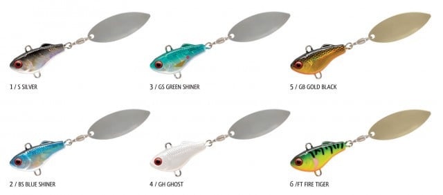 Spinnertail Chibi Spin N Jig Silver 3.3cm, 14g Rapture - 1 | YEO