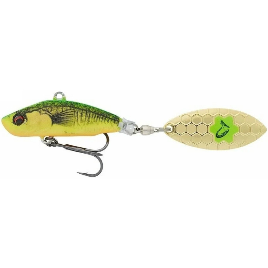 Spinnertail Savage Gear 3D Sticklebait Tail Spin, Sinking, 7.3cm, 13g, Firetiger