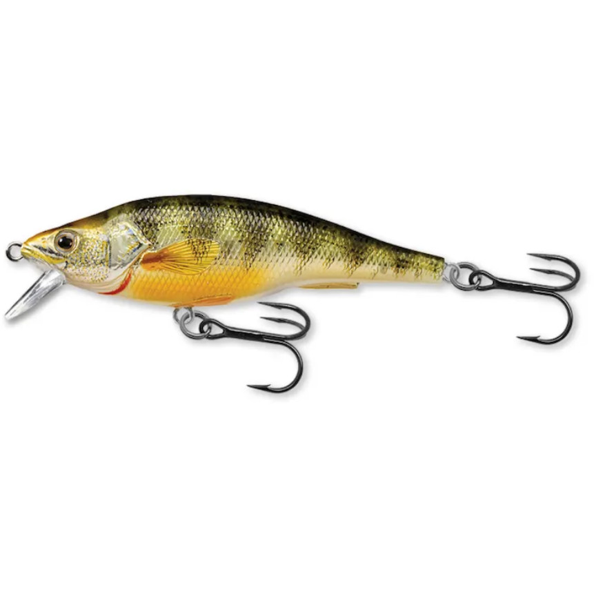 Vobler Live Target Yellow Perch Jerkbait, Shallow, 11.5cm, 35g, Metallic-Gloss