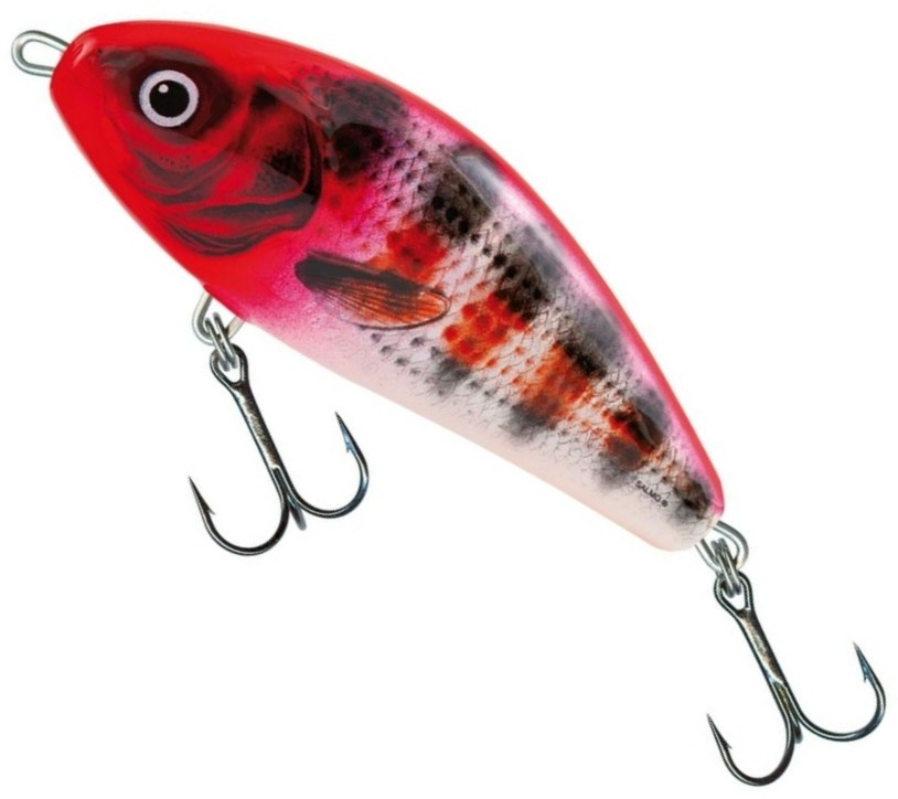 Vobler Salmo Fatso Floating F10F, culoare HRS, 10cm, 48g