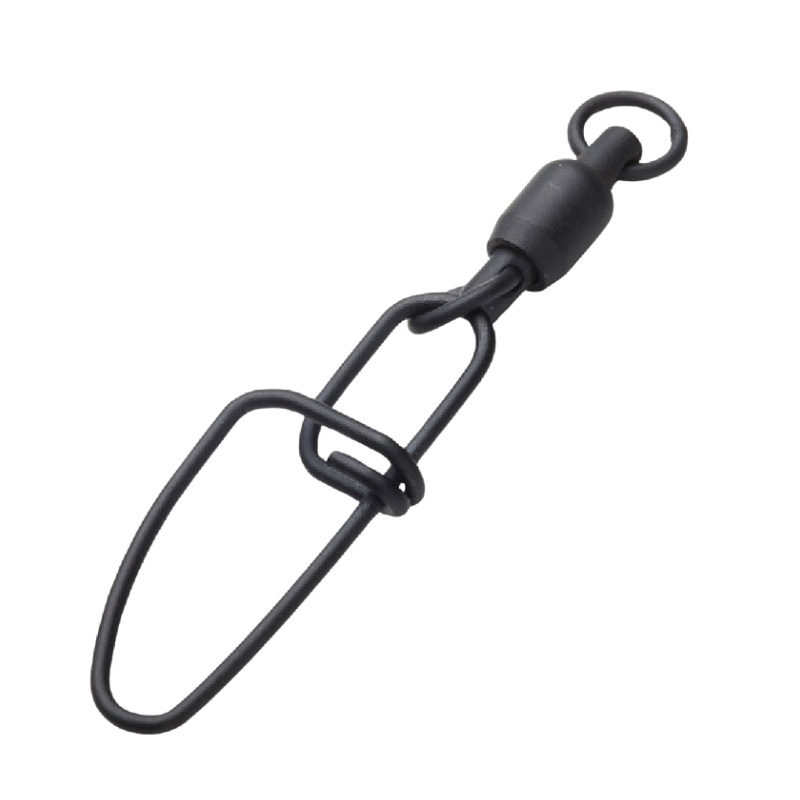 Agrafa si Vartej cu Rulment Madcat Snap Crosslock, Black, 3buc/plic (Rezistenta: 90 kg)