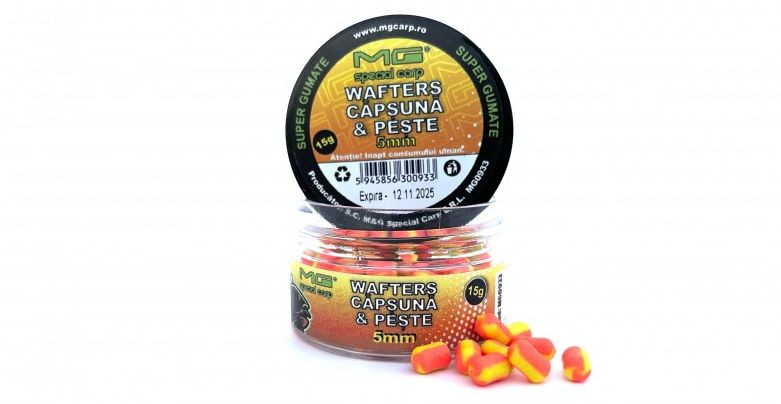 Dumbell MG Carp Feeder Wafters, 5mm, 15g (Aroma: N-Butyric)