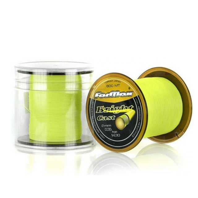 Fir Formax Bright Cast, Yellow Fluo, 600m (Diametru fir: 0.25 mm)