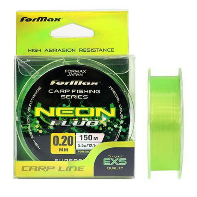 Fir Formax Neon Fluo, galben, 150m (Diametru fir: 0.16 mm)