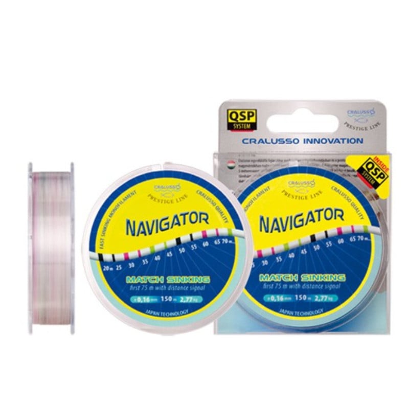 Fir Momofilament Cralusso Navigator Feeder Energy, transparent, 200 m (Diametru fir: 0.22 mm)