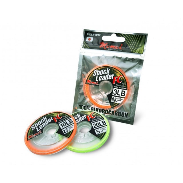 Fir Momoi Shock Leader Fluorocarbon, transparent, 30m (Diametru fir: 0.28 mm)