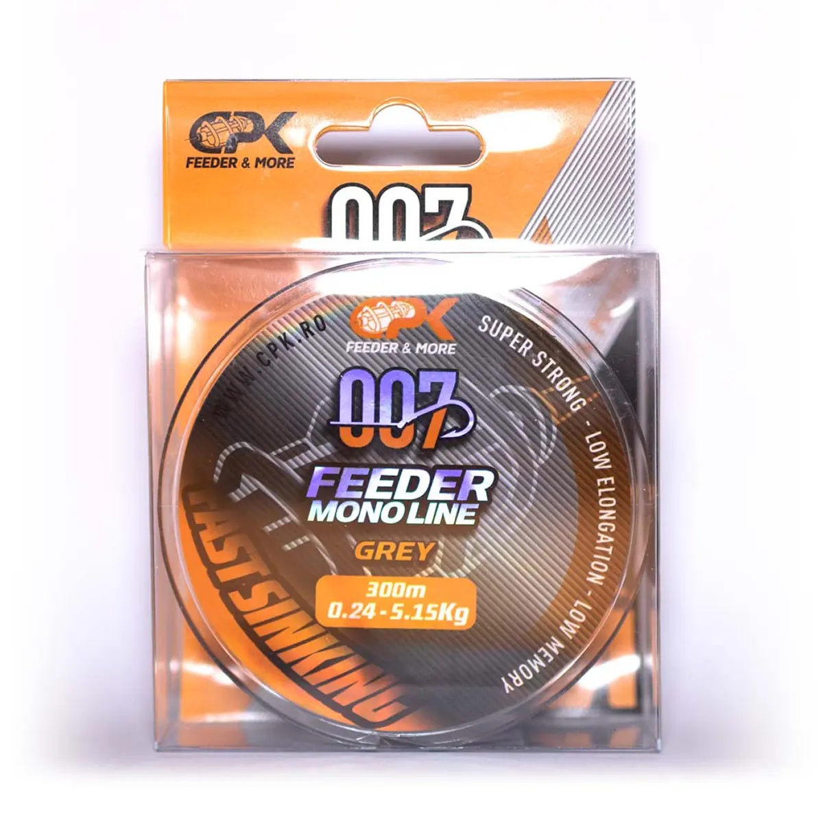 Fir Monofilament CPK Feeder Monoline, Grey, 300m (Diametru fir: 0.22 mm) - 1 | YEO