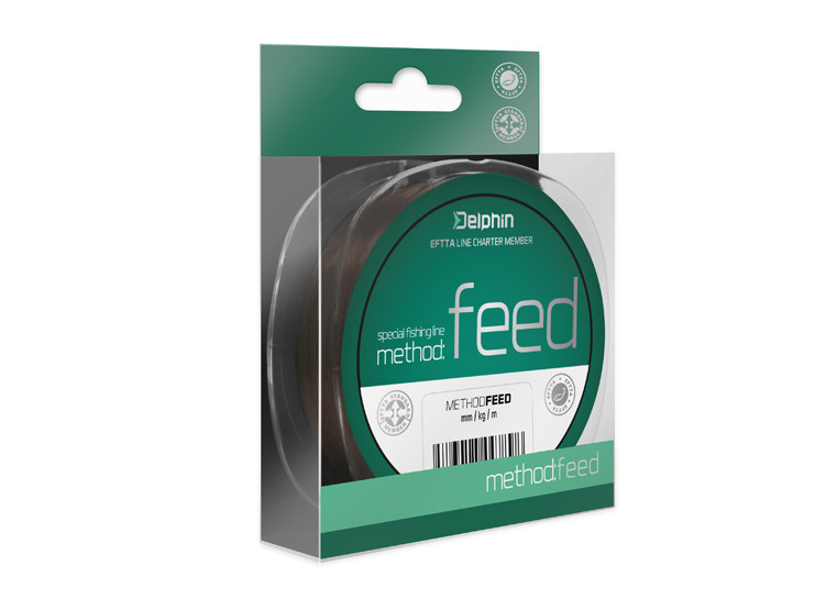 Fir Monofilament Delphin Method Feed, Maro, 500m (Diametru fir: 0.20 mm)