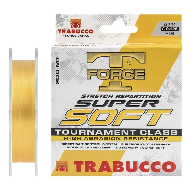 Fir Monofilament Trabucco T Force Super Soft, 200m (Diametru fir: 0.30 mm) - 2 | YEO