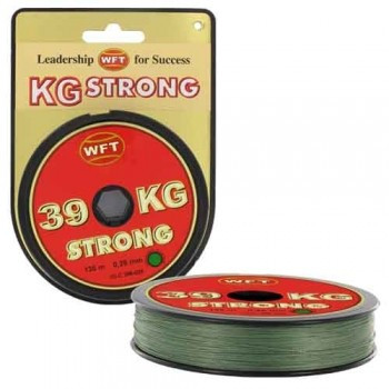 Fir textil WFT Strong, verde, 300 m (Diametru fir: 0.25 mm)