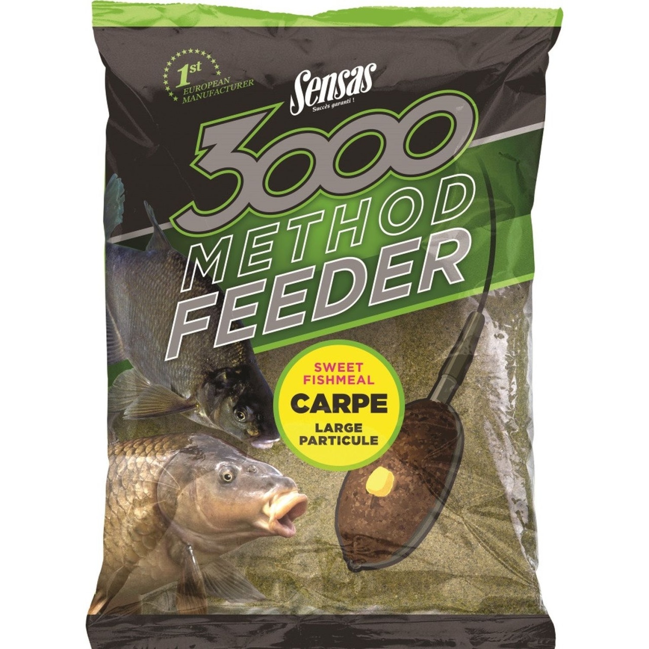 Groundbait Sensas 3000 Method Feeder, 1kg (Aroma: Carp Spicy) - 1 | YEO