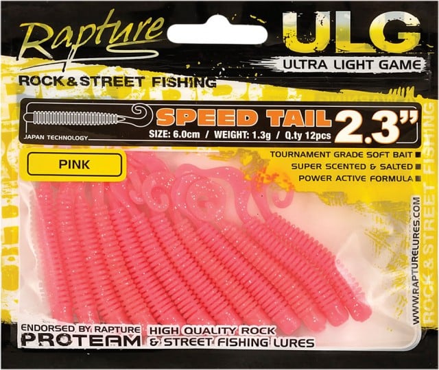 Grub ULC Speed Tail Pink 6cm/12buc/plic Rapture - 4 | YEO