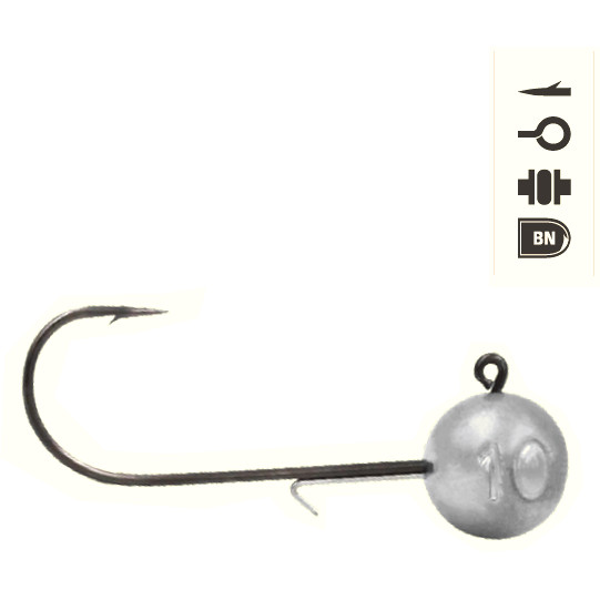 Jig Carlig Mustad, Nr.4, 25buc/plic (Greutate jig: 5 g) - 1 | YEO